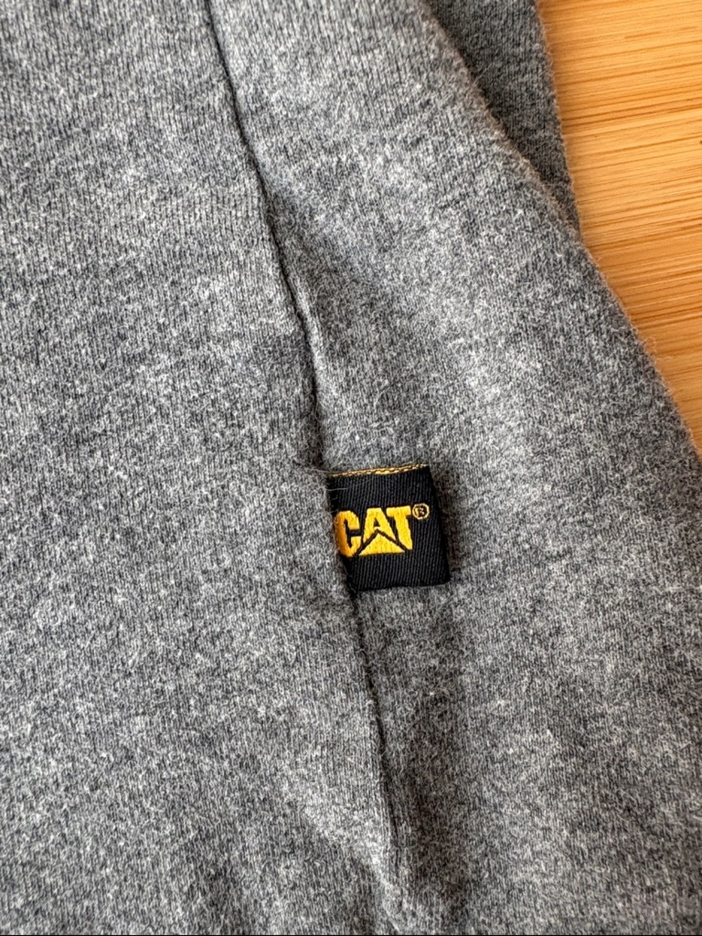 Grey CAT Tee - Soft Gray CAT Logo Shirt - Picture 2 of 4